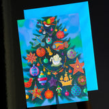'Christmas tree' card