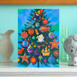 'Christmas tree' card