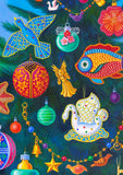 'Christmas decorations' card