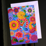 'Hummingbirds' card