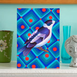 'Semicollared flycatcher' card
