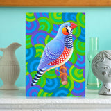 'Zebra finch' card