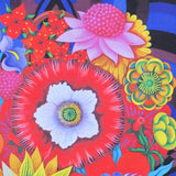 'Blooms in a basket' tea towel