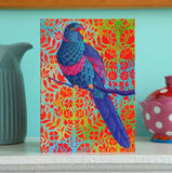 'Blue parrot' card