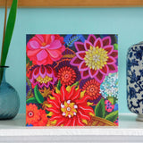 'Bright blooms' card