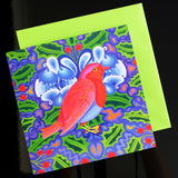 'Christmas robin' card