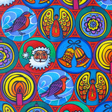 Christmas Card Pack 'Christmas in circles' X 6
