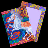 'More Animals' 5 Large Illustrated Postcards set