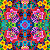 'Exotic flower pattern' card