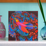 'Flying bird' card