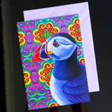 'Puffin' card