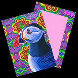 'Animals' 5 Large Illustrated Postcards set