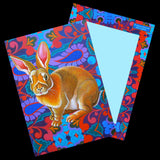 'More Animals' 5 Large Illustrated Postcards set