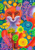 'Red fox' card