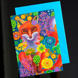 'Red fox' card