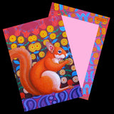 'More Animals' 5 Large Illustrated Postcards set