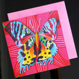 'Sunset moth' card