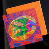 'Swallow-tailed kite' card
