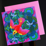 'Swooping bird' card