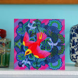 'Swooping bird' card