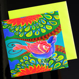 'Tree sparrow' card