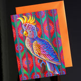 'Yellow-crested cockatoo' card
