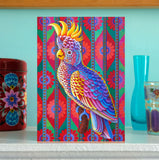 'Yellow-crested cockatoo' card