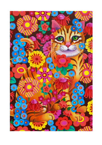 'Tabby cat' A4 print