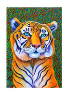'Tiger' A4 print