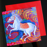 'Circus horse' card