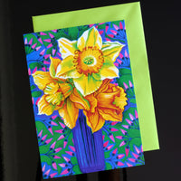 'Daffodils' card