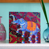 'Indian elephant' card