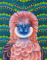 SOLD 'Philippine eagle' oil painting