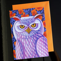 'Snowy owl' card