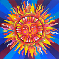 'Sun' oil painting