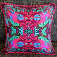 'Flying bird' cushion (pink)
