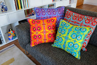 'Marigolds' cushion (large/red)