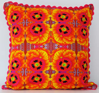 'Marigolds' cushion (orange)