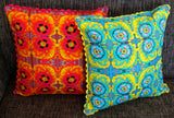 'Marigolds' cushion (yellow)